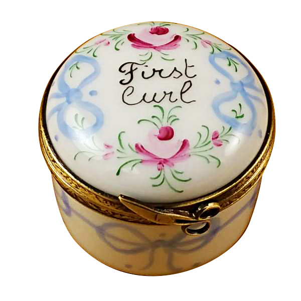 Blue First Curl - The Limoges Lady